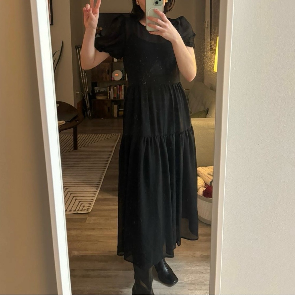 Black Abigail dress from Never Fully Dressed